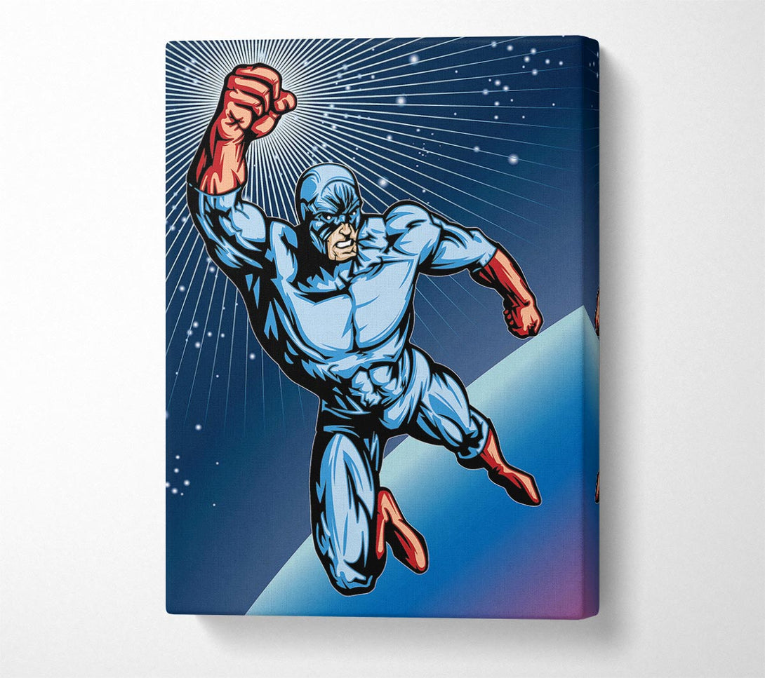  A Canvas Print of Superhero 4 Canvas Wall Art