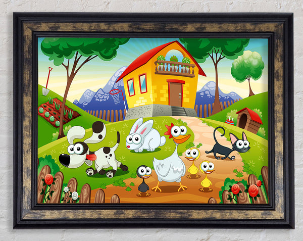 Animal Farm Fun Framed Print