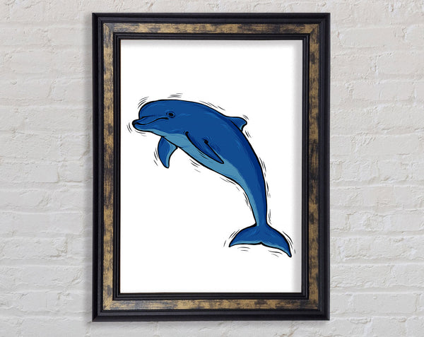 Dolphin Love Framed Print