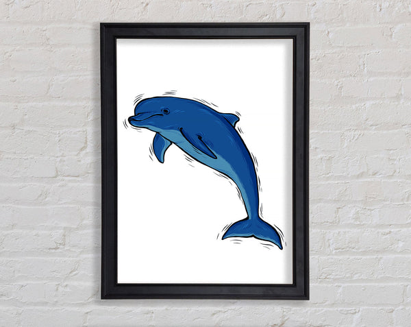 Dolphin Love Framed Print