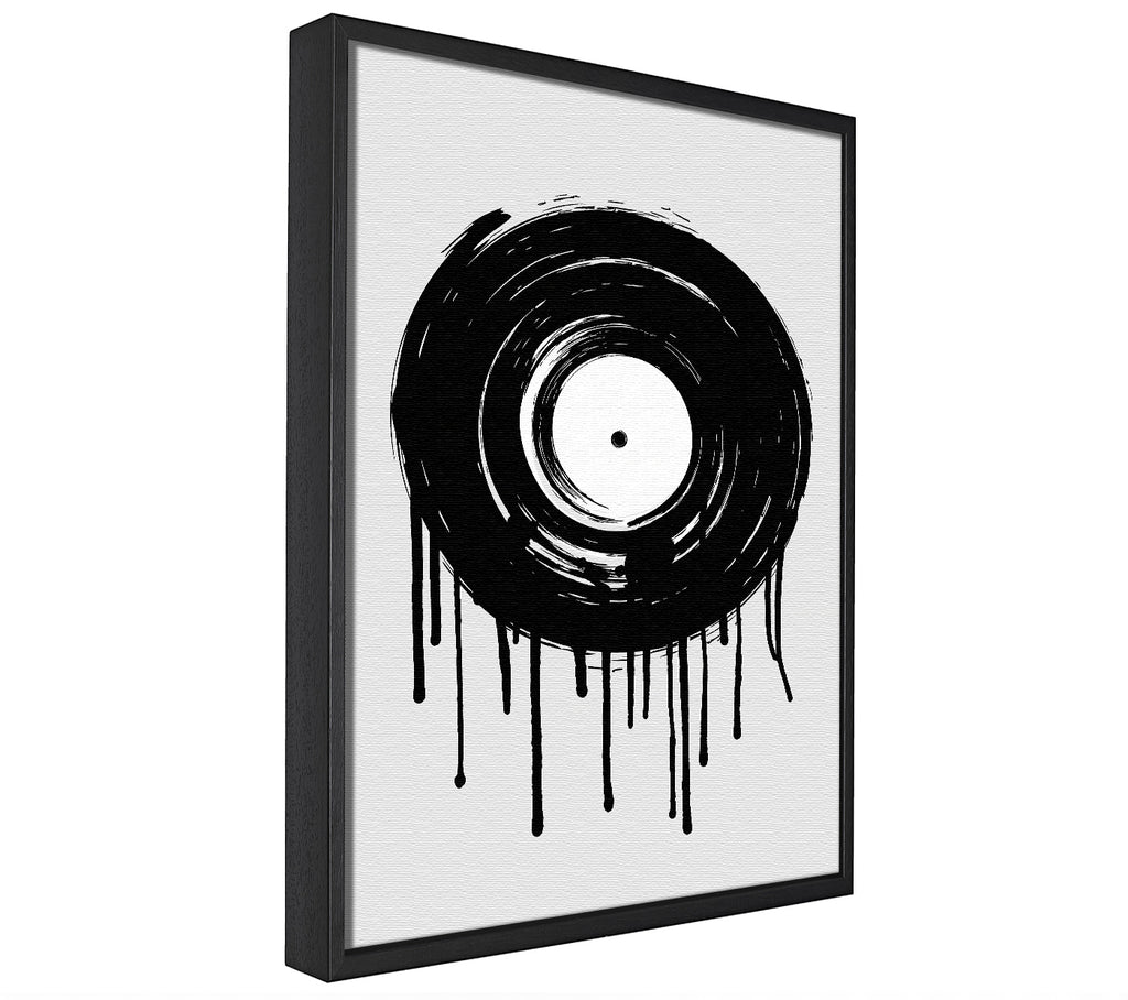 A picture of a Album Melt framed canvas print sold by Wallart-Direct.co.uk