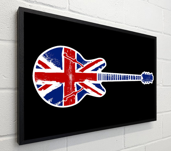 Guitar British Flag