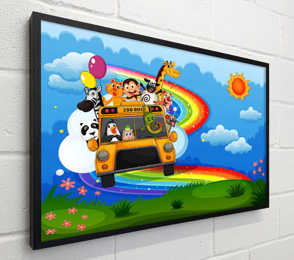 Rainbow Zoo Bus