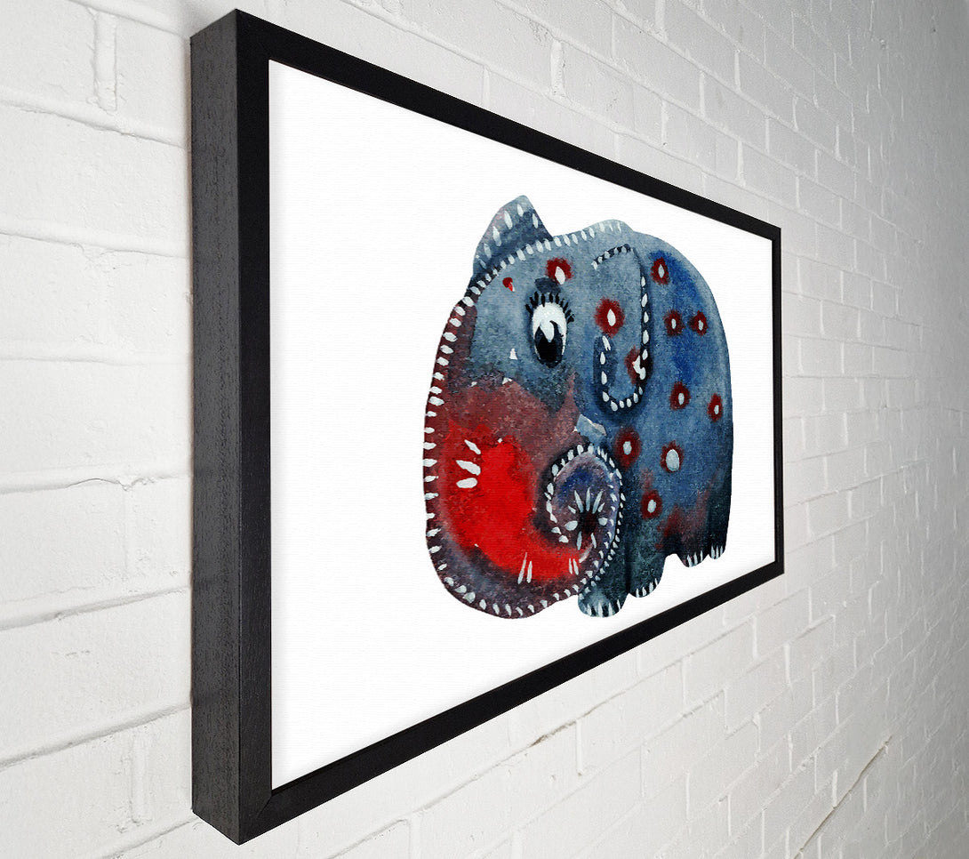  A Canvas Print of Elephant Paint Canvas Wall Art