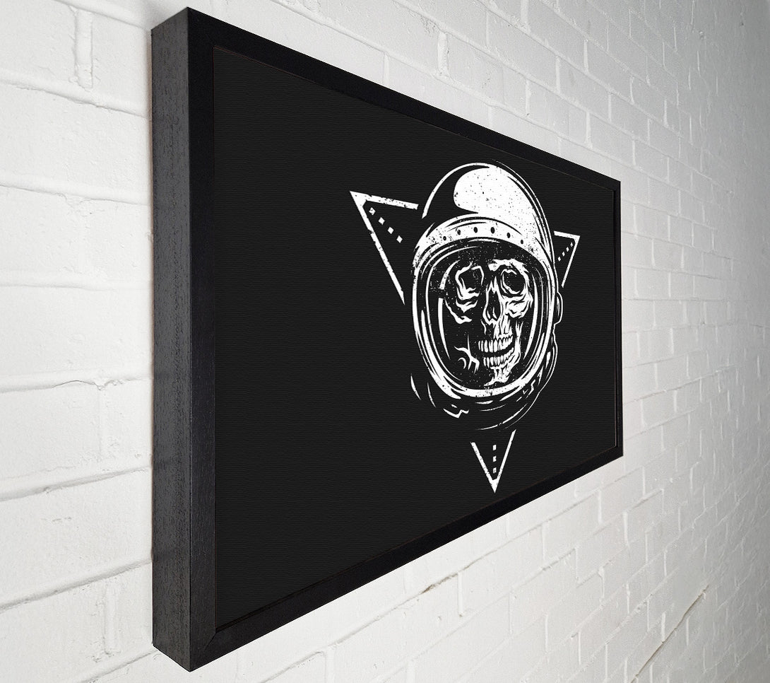  A Canvas Print of Spaceman Skull Canvas Print