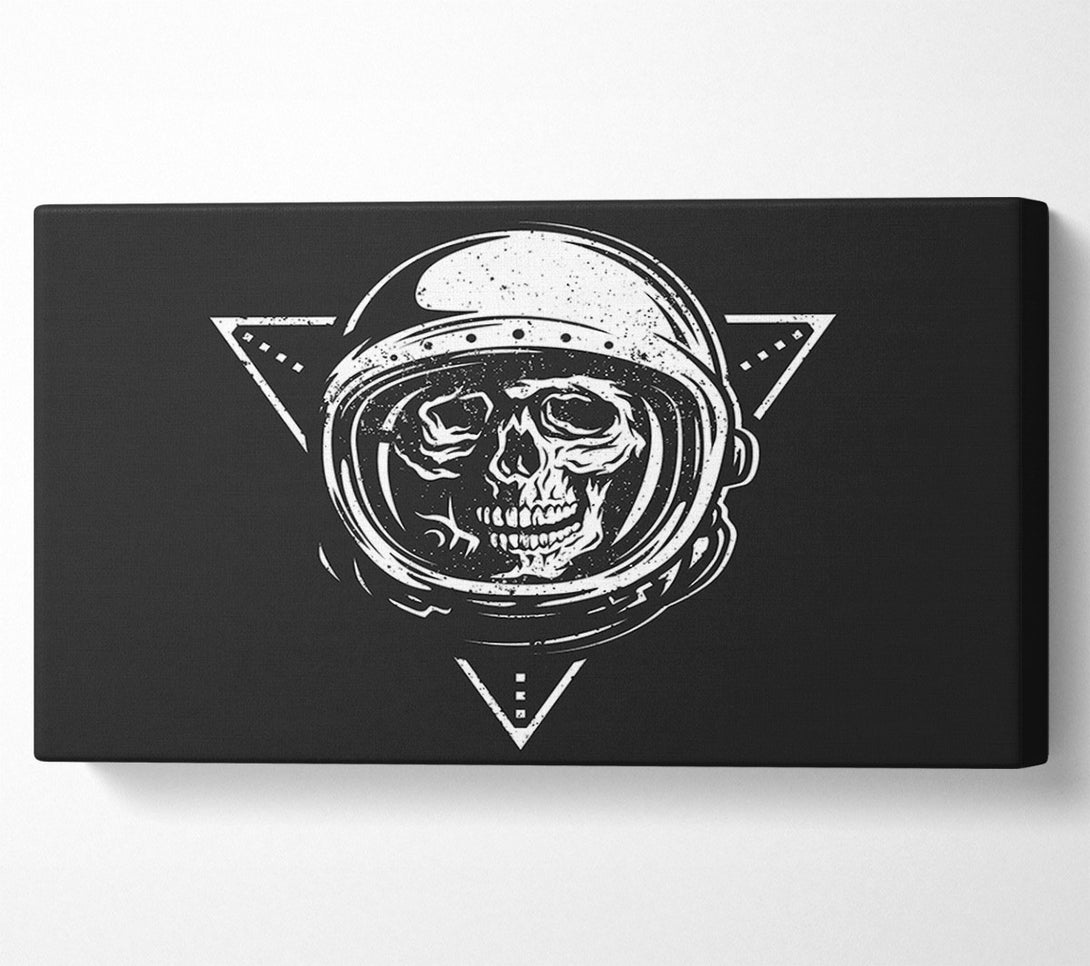  A Canvas Print of Spaceman Skull Canvas Print