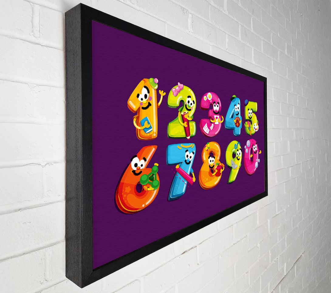  A Canvas Print of Happy Counting Canvas Print