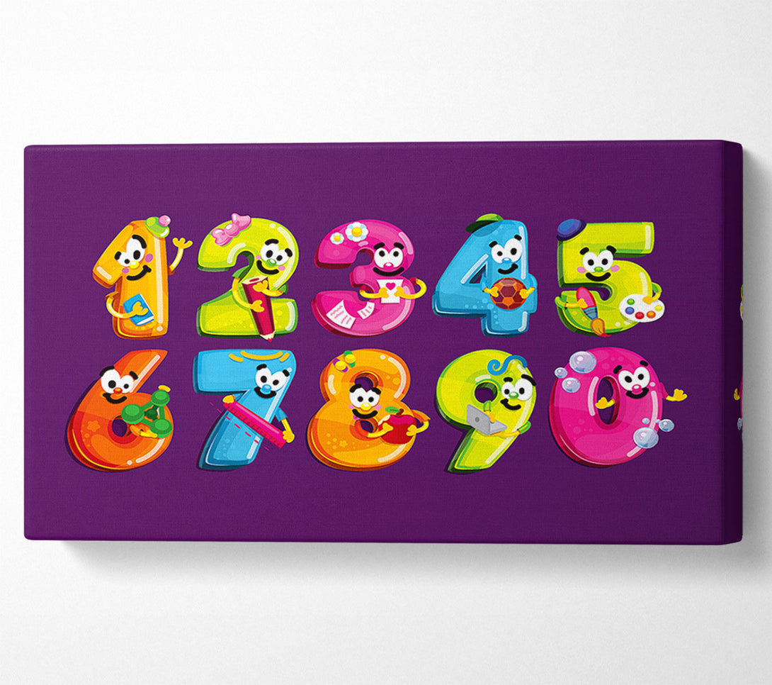  A Canvas Print of Happy Counting Canvas Print