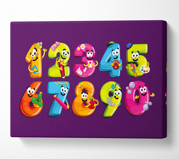  A Canvas Print of Happy Counting Canvas Print