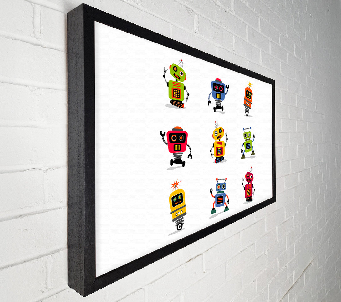  A Canvas Print of Robot Tribe Canvas Print