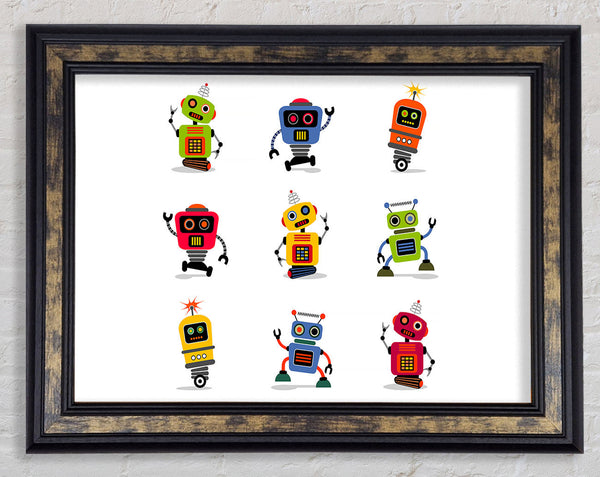 Robot Tribe Framed Print