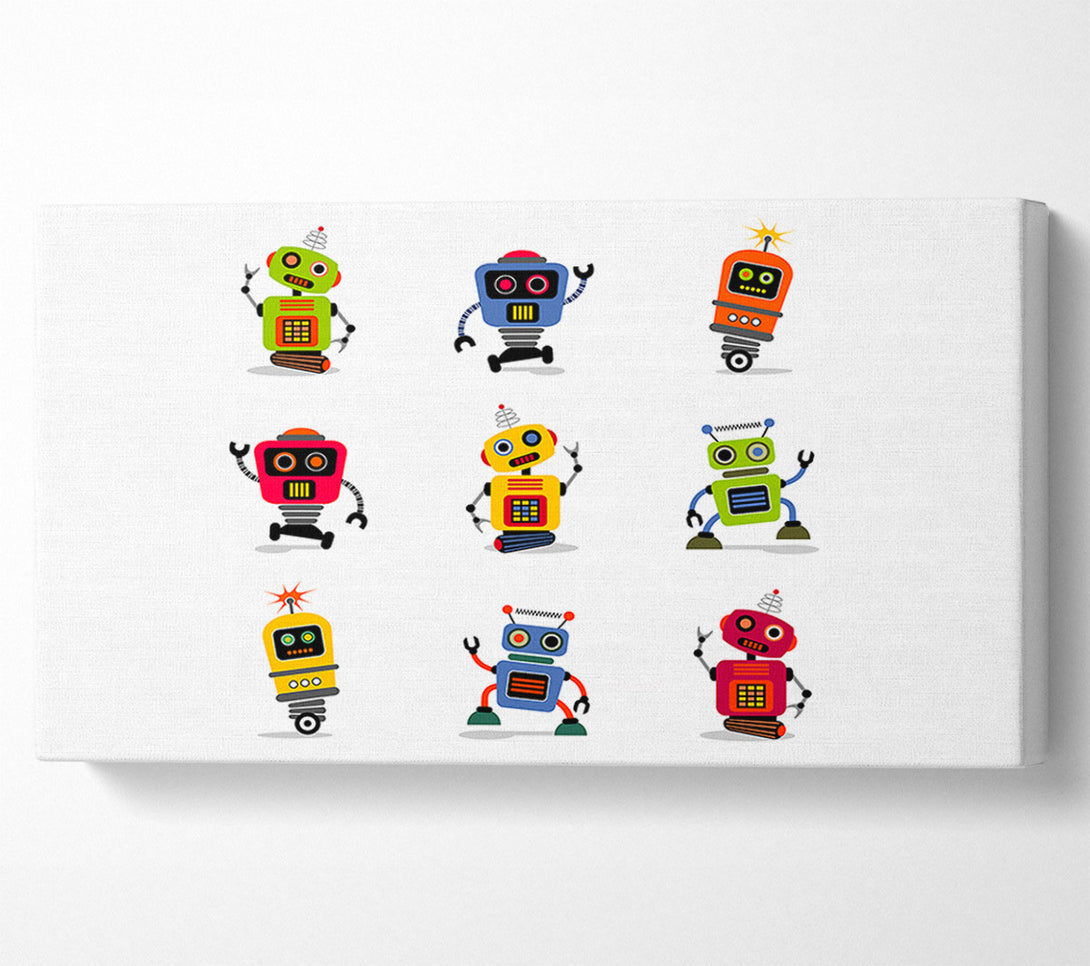  A Canvas Print of Robot Tribe Canvas Print