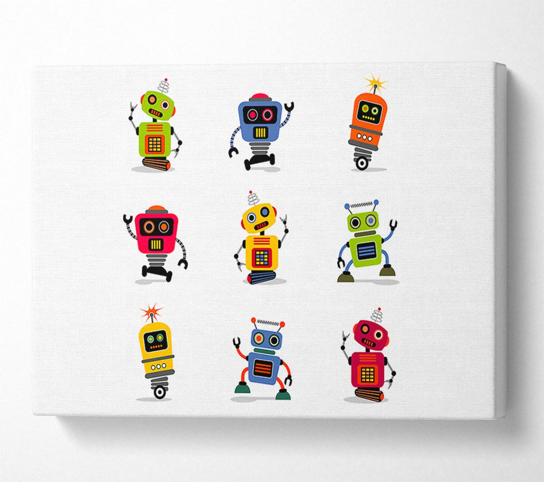  A Canvas Print of Robot Tribe Canvas Print