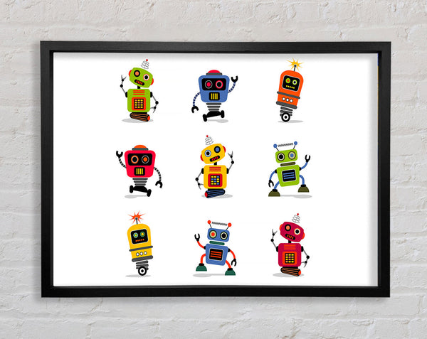 Robot Tribe Framed Print