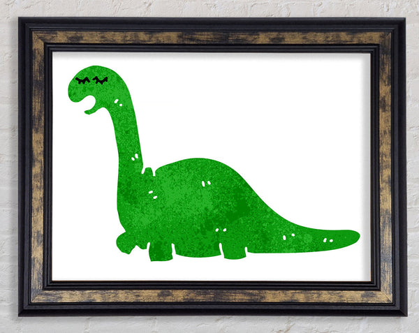 Dinosaur Talking Framed Print