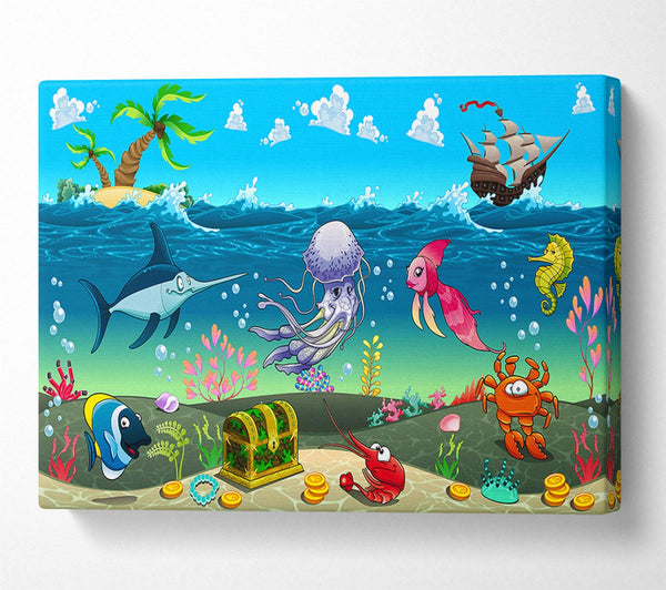  A Canvas Print of Under The Sea 2 Canvas Art