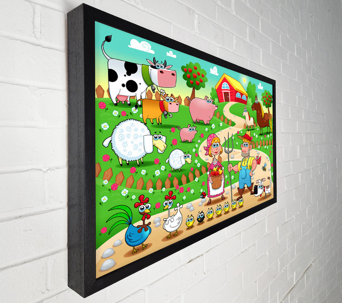  A Canvas Print of Old McDonald Had A Farm Canvas Wall Art