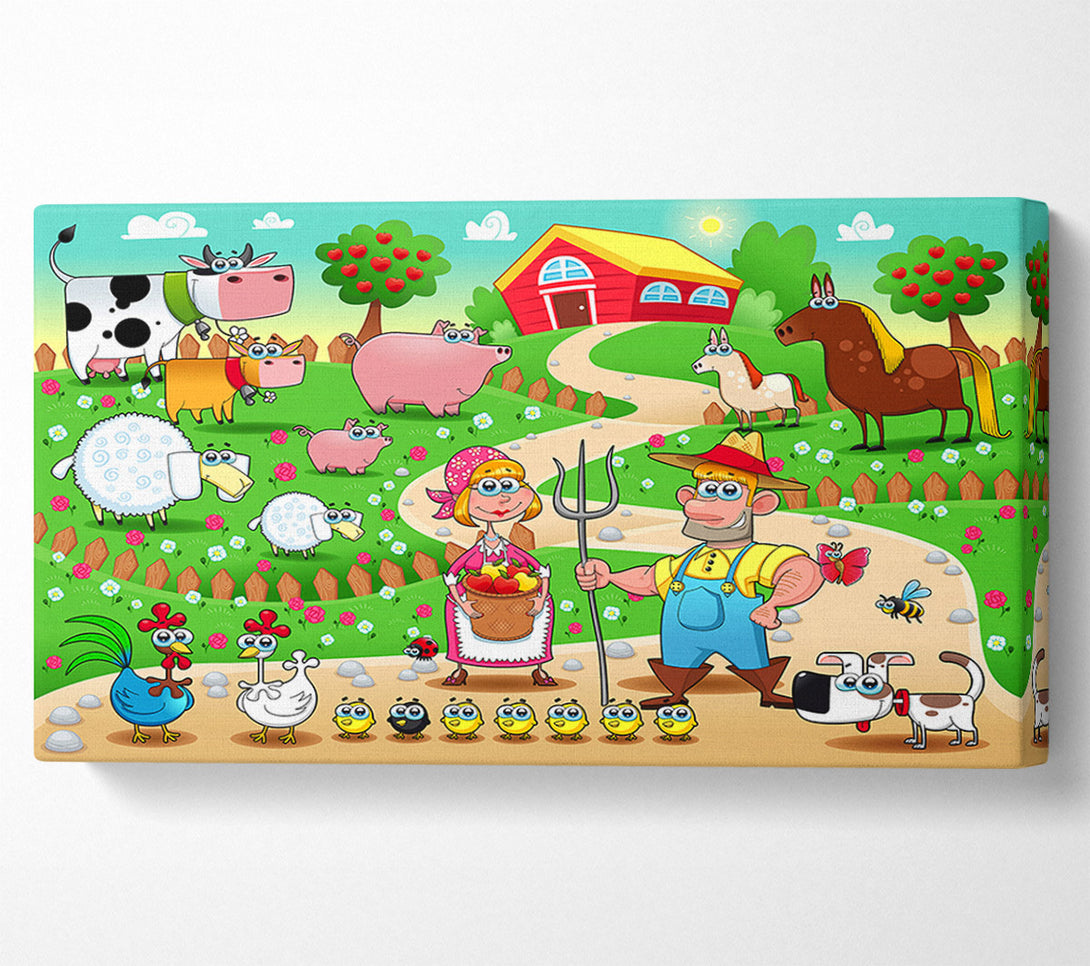  A Canvas Print of Old McDonald Had A Farm Canvas Wall Art