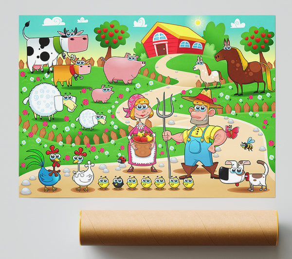Old Mcdonald Had A Farm Print
