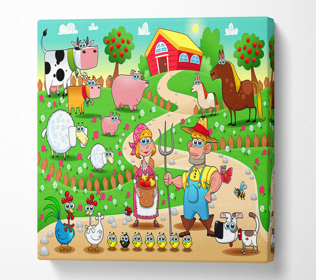  A Canvas Print of Old McDonald Had A Farm Canvas Wall Art