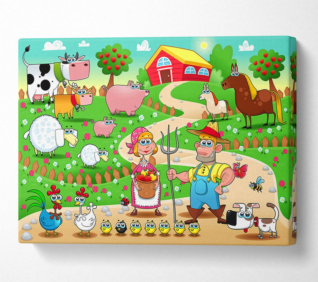  A Canvas Print of Old McDonald Had A Farm Canvas Wall Art