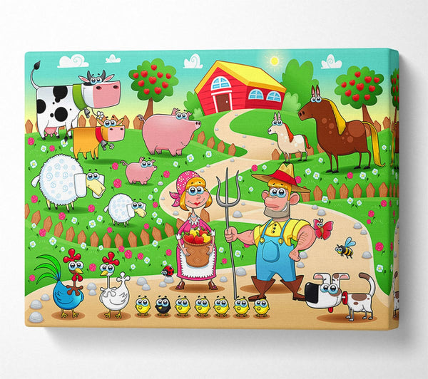  A Canvas Print of Old McDonald Had A Farm Canvas Wall Art