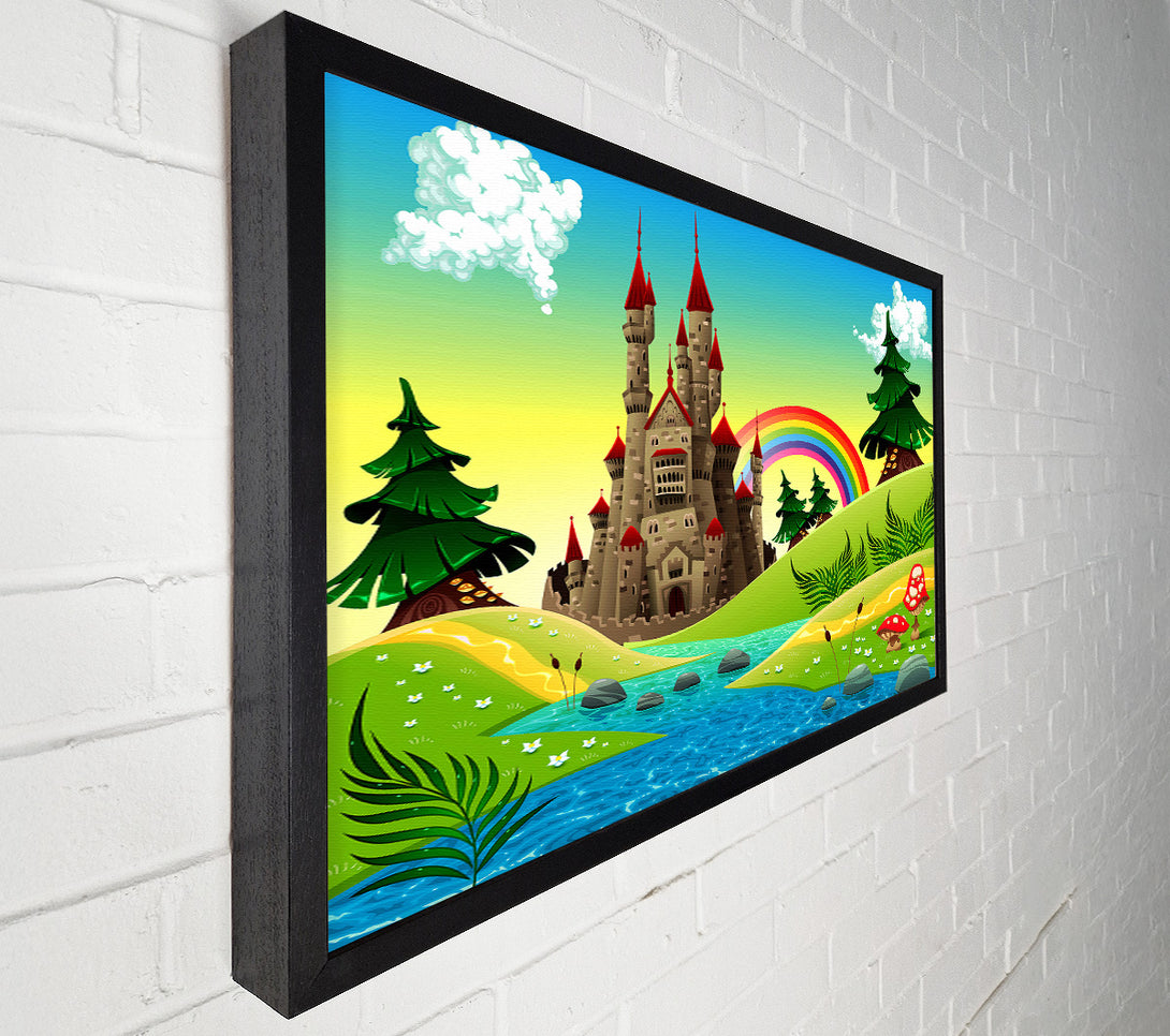  A Canvas Print of Magical Castle Far Far Away Canvas Print