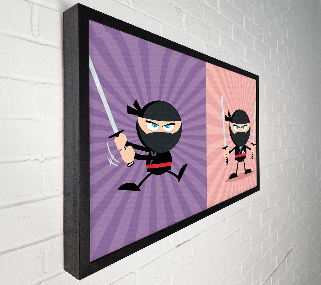  A Canvas Print of Ninja Duo Canvas Art