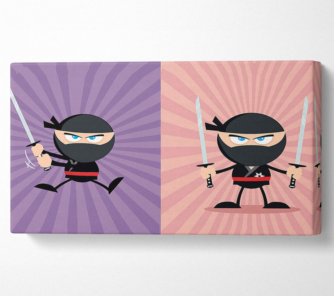  A Canvas Print of Ninja Duo Canvas Art