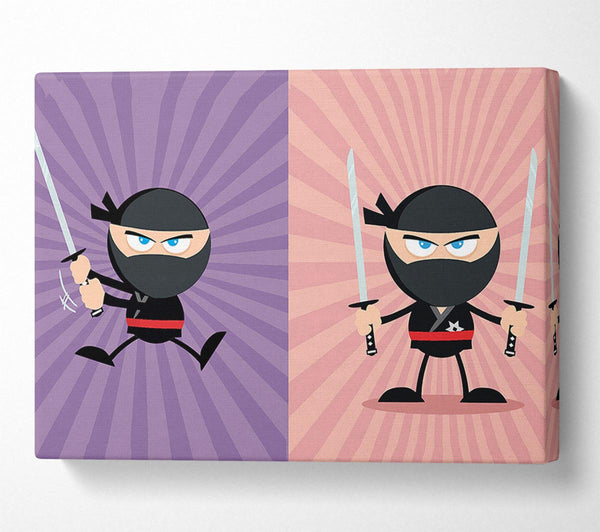 A Canvas Print of Ninja Duo Canvas Art