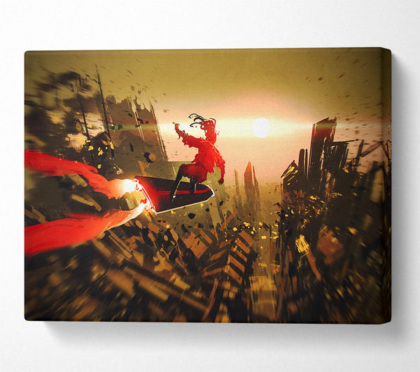  A Canvas Print of Futuristic Skateboard Canvas Wall Art