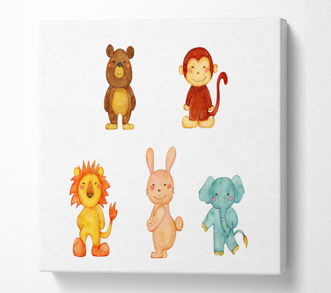  A Canvas Print of Animal Fun Canvas Art