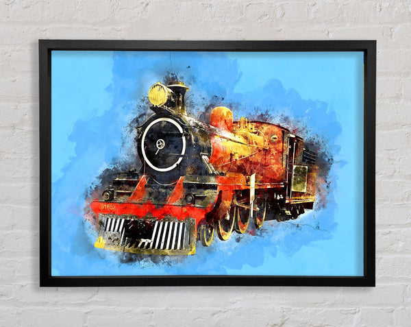 Train Blues Framed Print