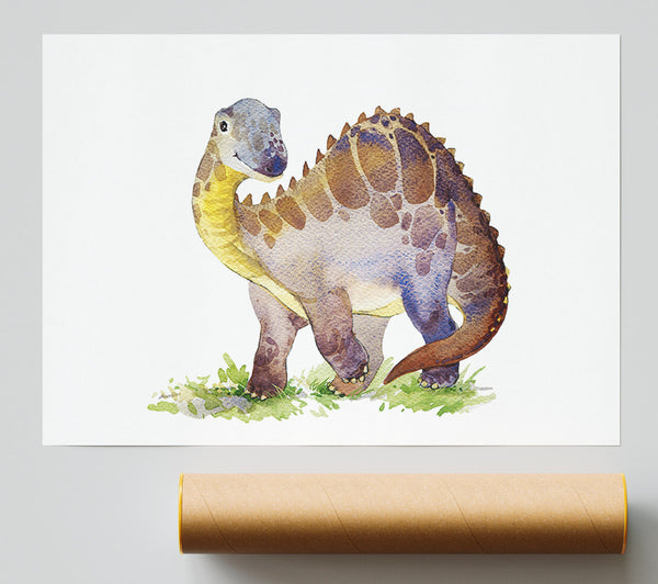 Smiling Dino Print