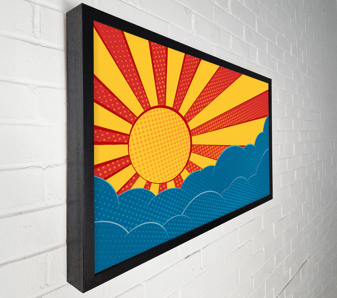  A Canvas Print of Sunblaze Canvas Print