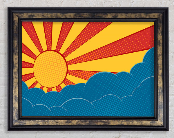 Sunblaze Framed Print