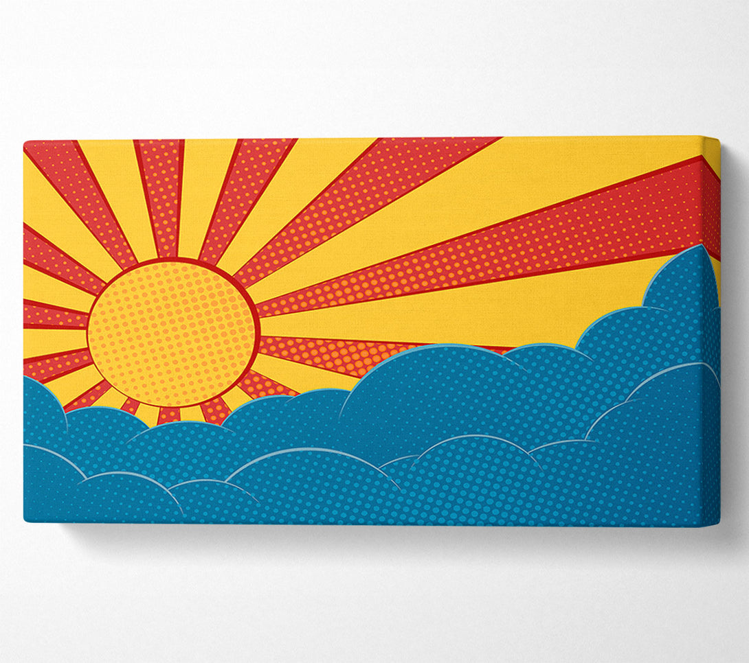  A Canvas Print of Sunblaze Canvas Print