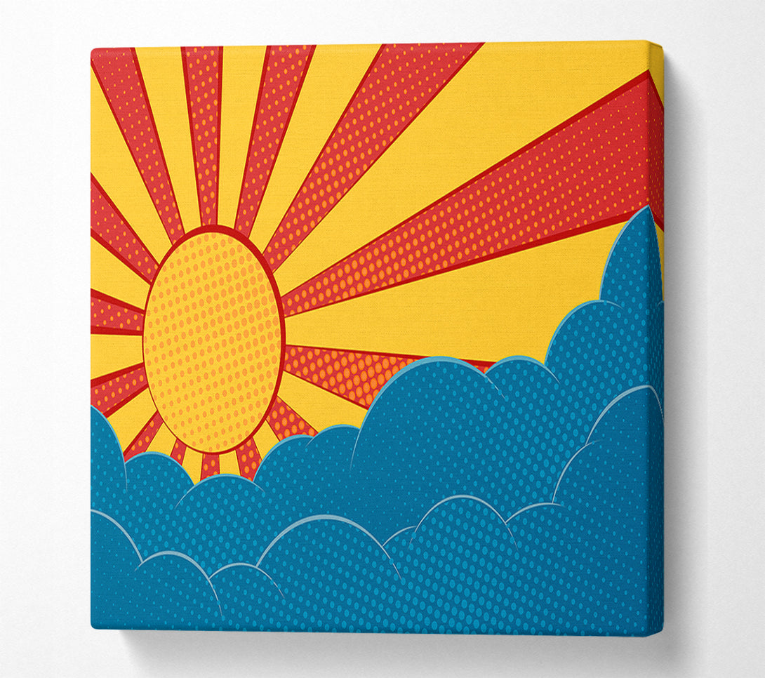 A Canvas Print of Sunblaze Canvas Print