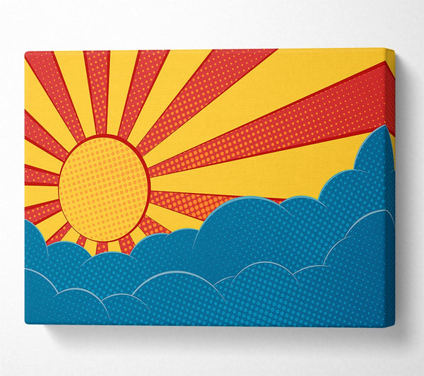  A Canvas Print of Sunblaze Canvas Print