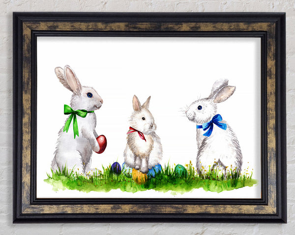 Easter Egg Surprise Framed Print