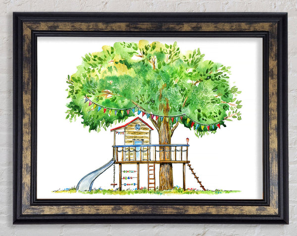 Perfect Tree House Framed Print
