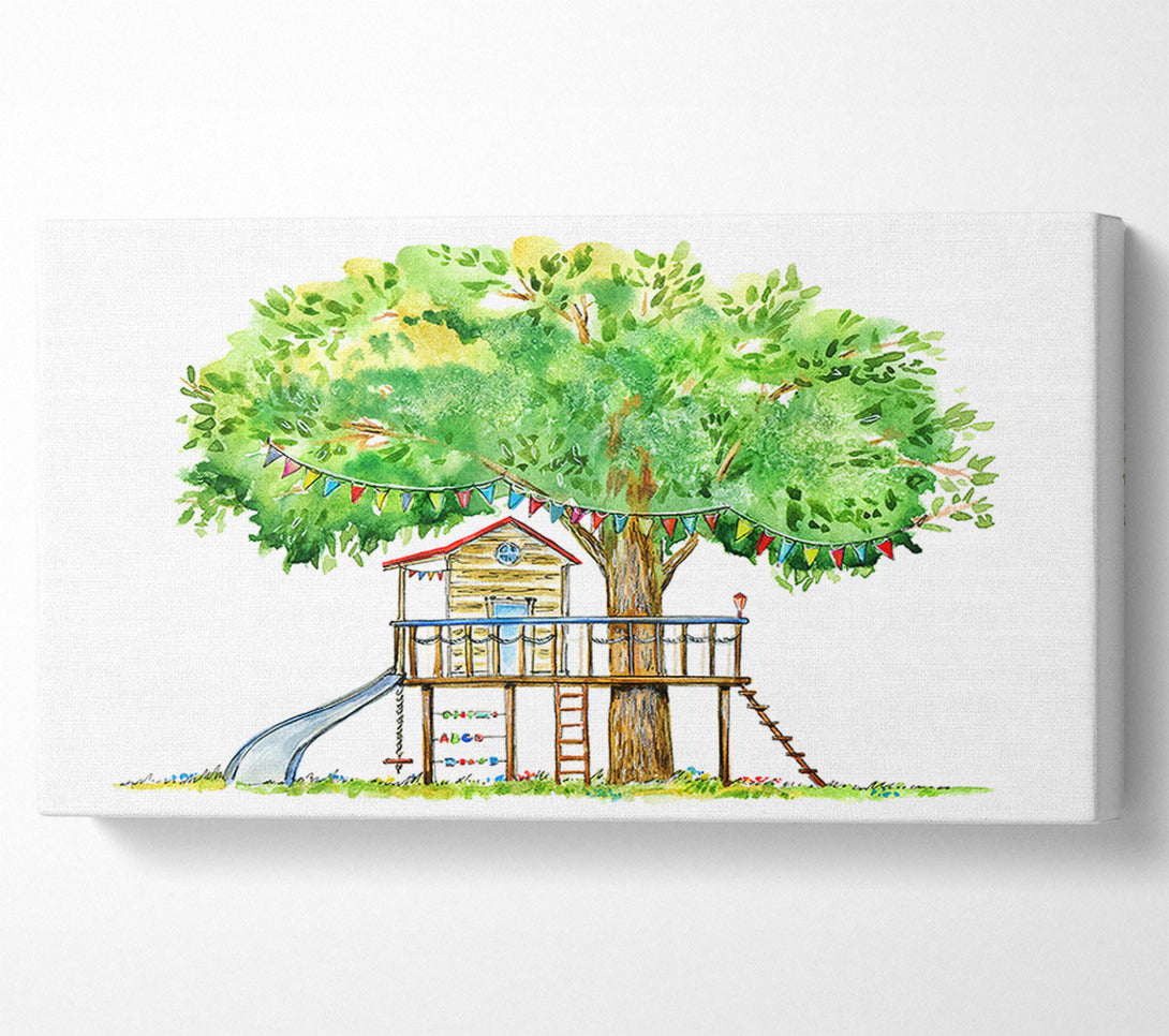 A Canvas Print of Perfect Tree House Canvas Art
