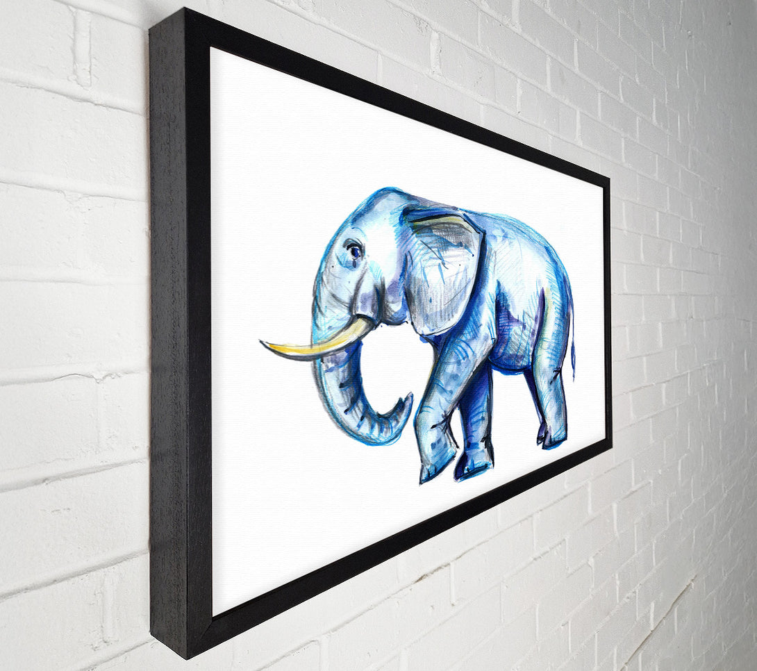  A Canvas Print of Wondering Elephant Canvas Wall Art