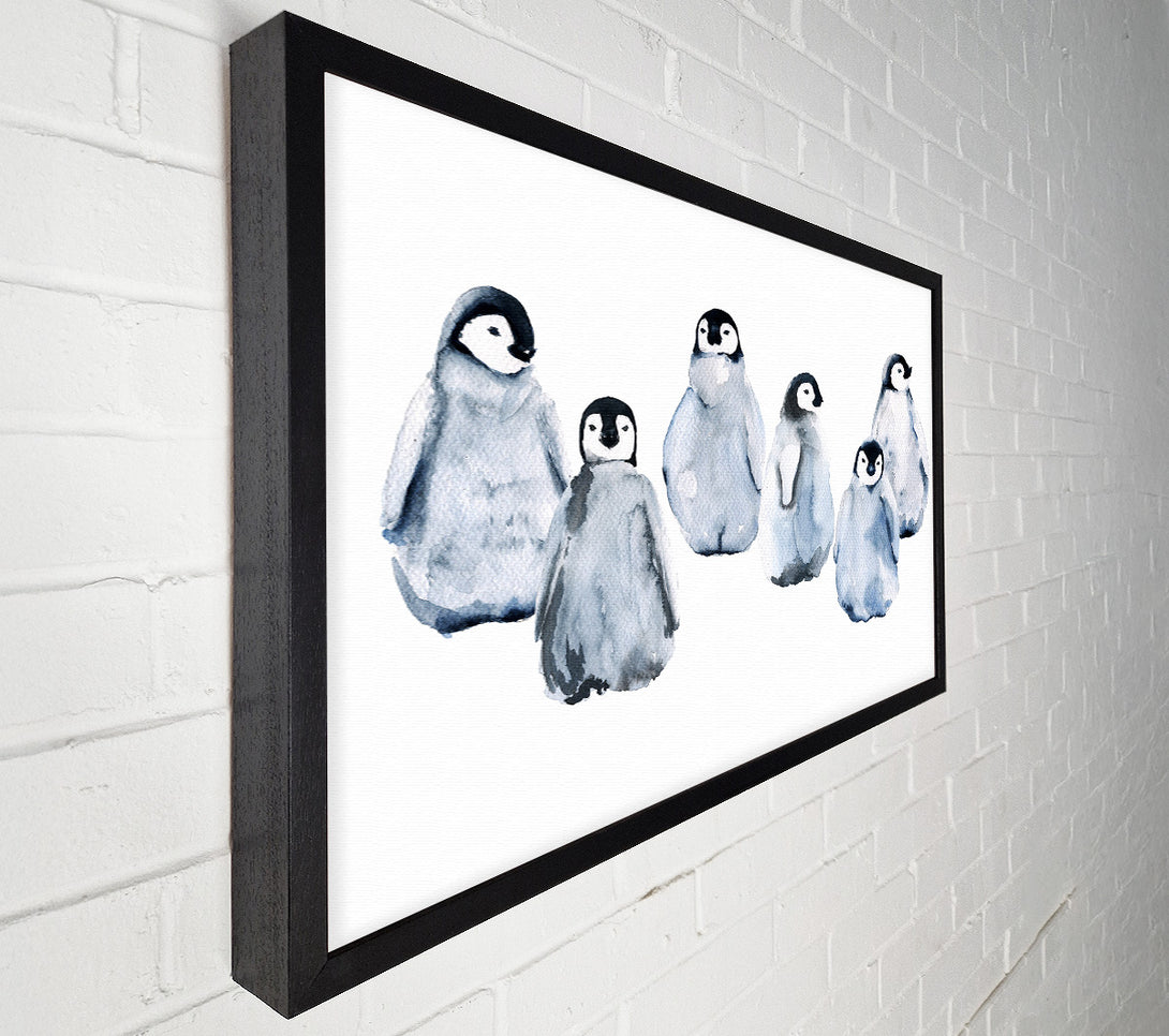  A Canvas Print of Penguin Family Canvas Wall Art