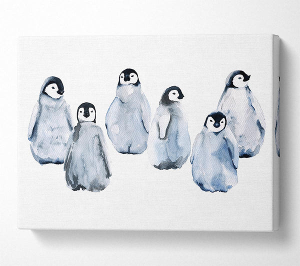  A Canvas Print of Penguin Family Canvas Wall Art