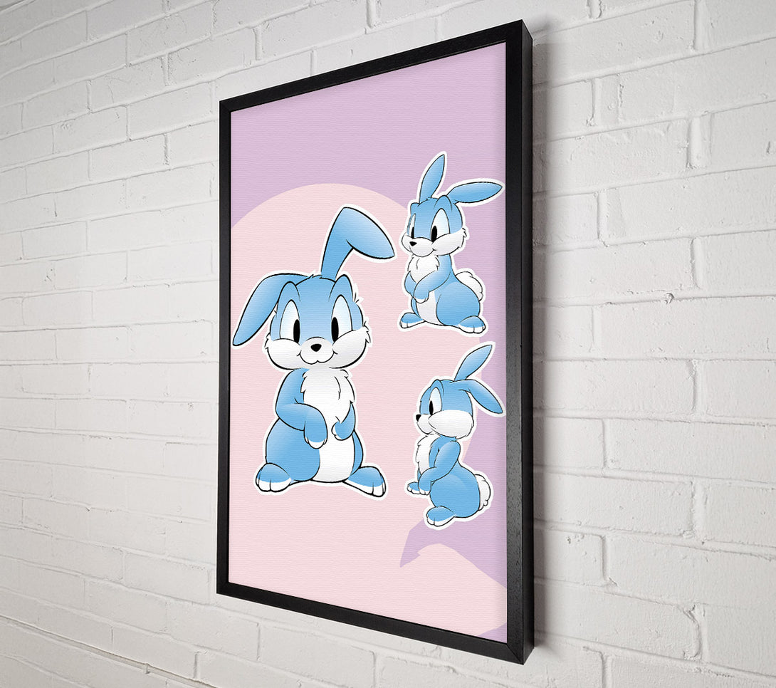  A Canvas Print of Bunny Hop Canvas Art