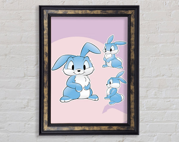 Bunny Hop Framed Print
