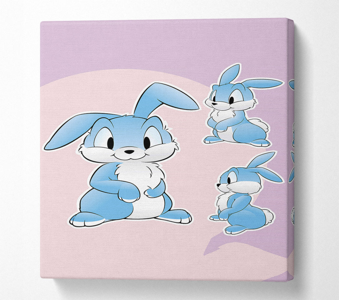  A Canvas Print of Bunny Hop Canvas Art