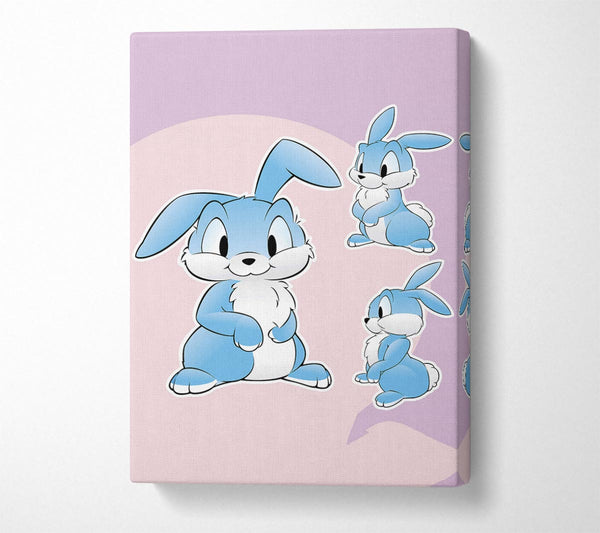  A Canvas Print of Bunny Hop Canvas Art