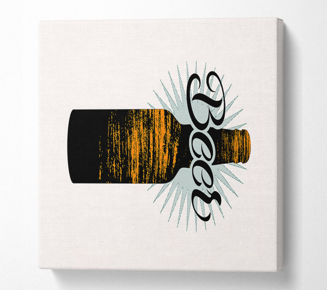  A Canvas Print of Beer Time 1 Canvas Print